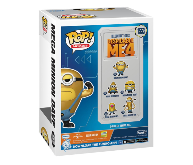 Funko POP Movies: Despicable Me 4 - Mega Minion Dave - 1280458 - zdjęcie 4